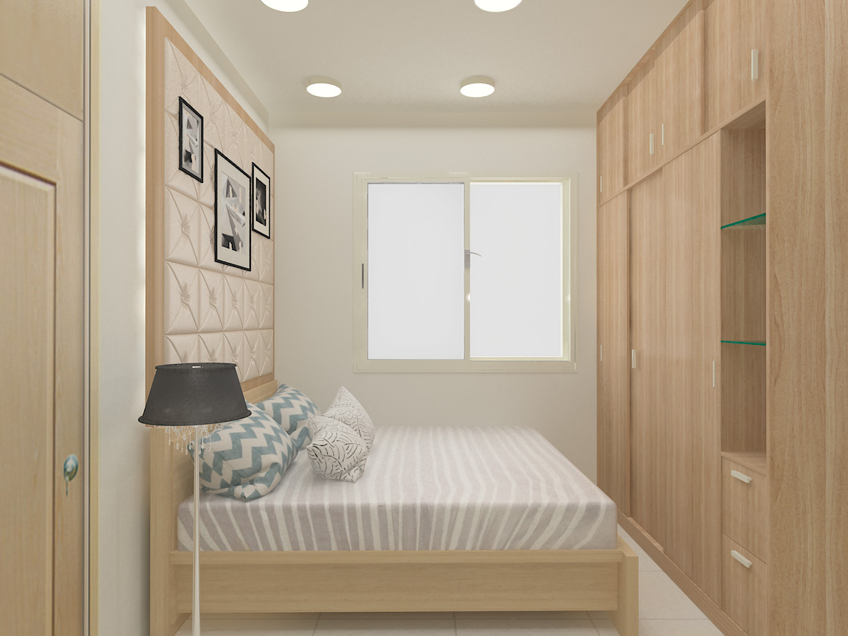 thiết kế phòng ngủ căn hộ Gò Vấp giá rẻ