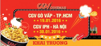 CJ CGV Việt Nam tưng bừng khai trương 2 cụm rạp mới
